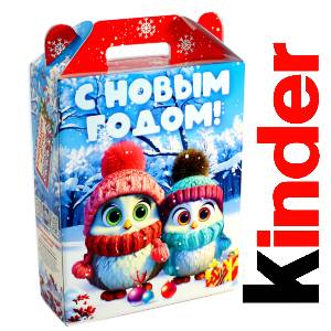 Детский подарок на Новый Год в жестяной упаковке весом 830 грамм по цене 3297 руб в Касимове